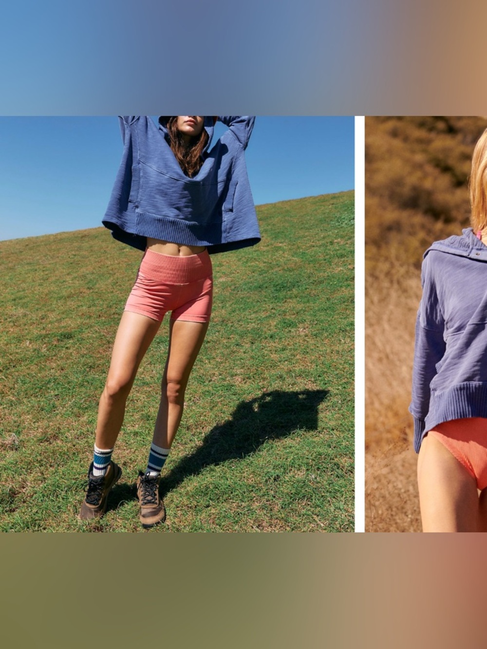 NWOT Free People FP Movement Solid Honey Dove Pullover - African violet - large - Picture 5 of 12